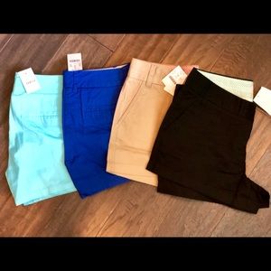 Shorts Lot of 4 size 10, J Crew 3” butterfly